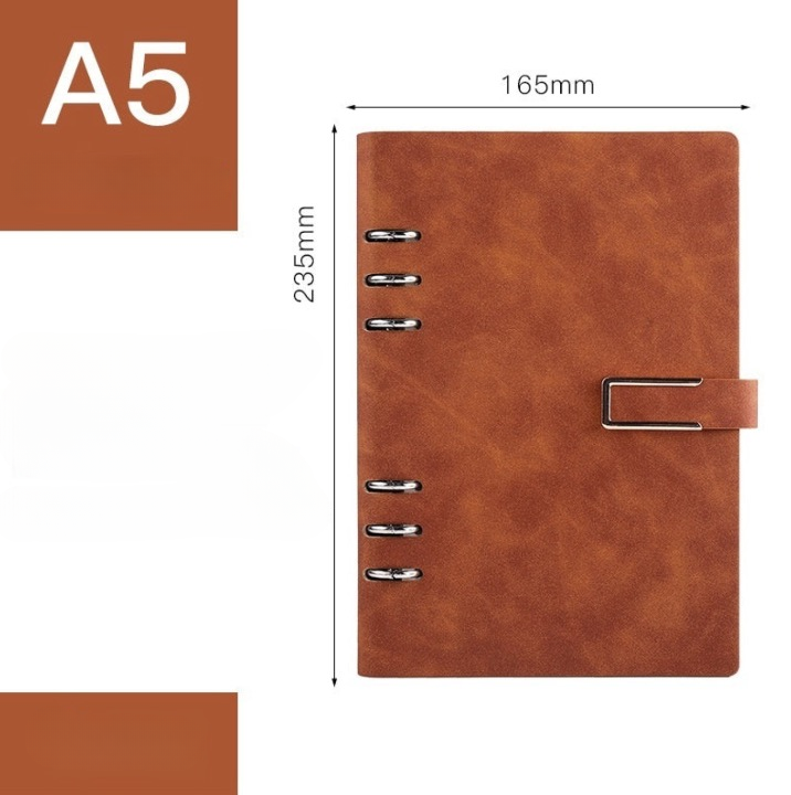 Agenda con anelli per fogli A5