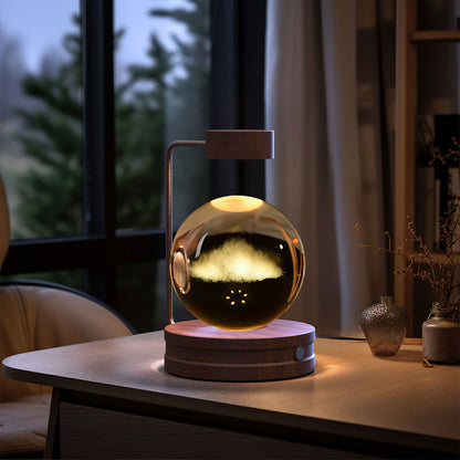 Lampada di cristallo sferica 3D
